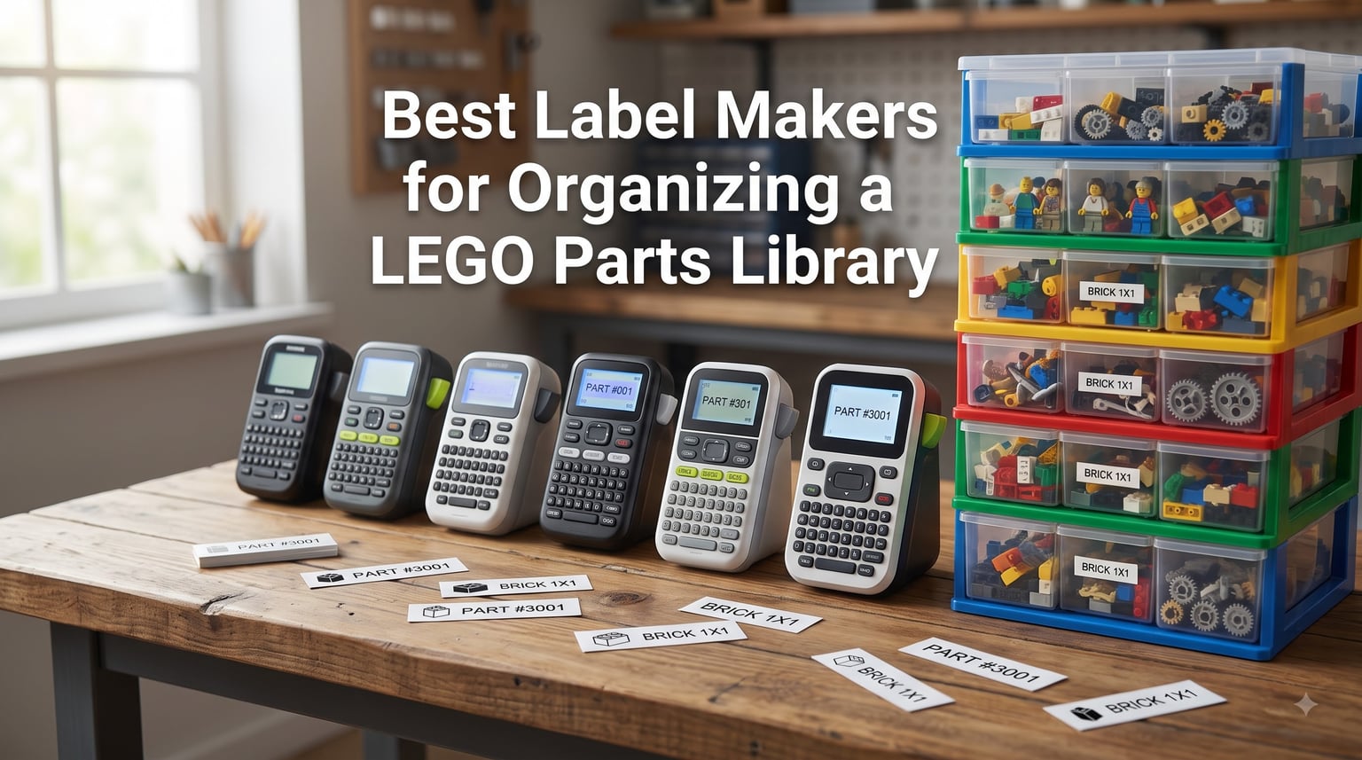 Best Label Makers for Organizing a LEGO Parts Library