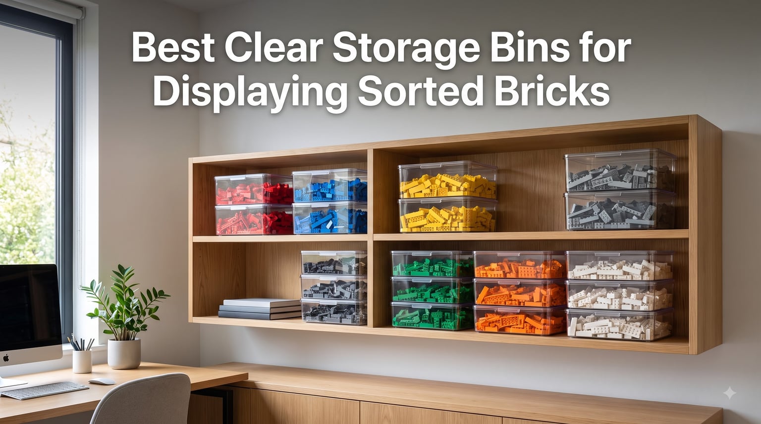 Best Clear Storage Bins for Displaying Sorted Bricks