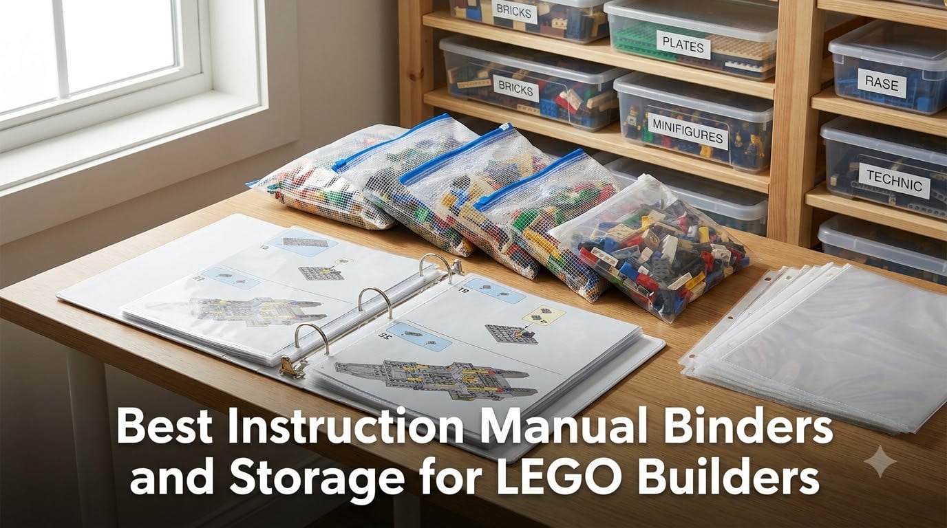 Best Instruction Manual Binders and Storage for LEGO Builders