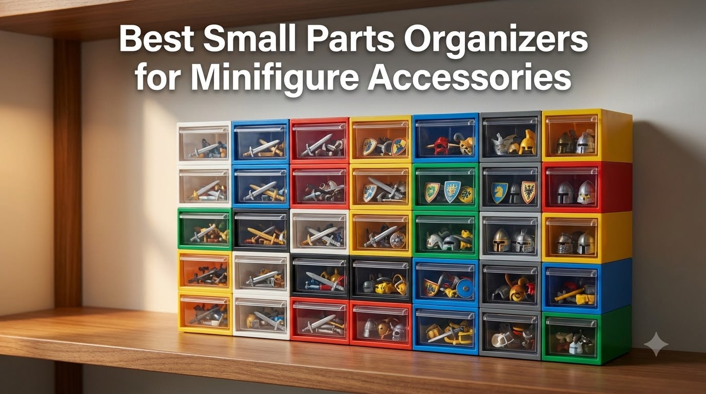 Best Small Parts Organizers for Minifigure Accessories