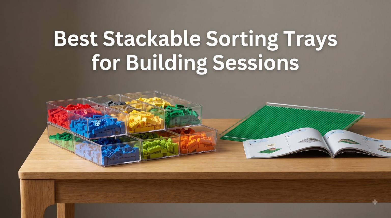 Best Stackable Sorting Trays for Building Sessions