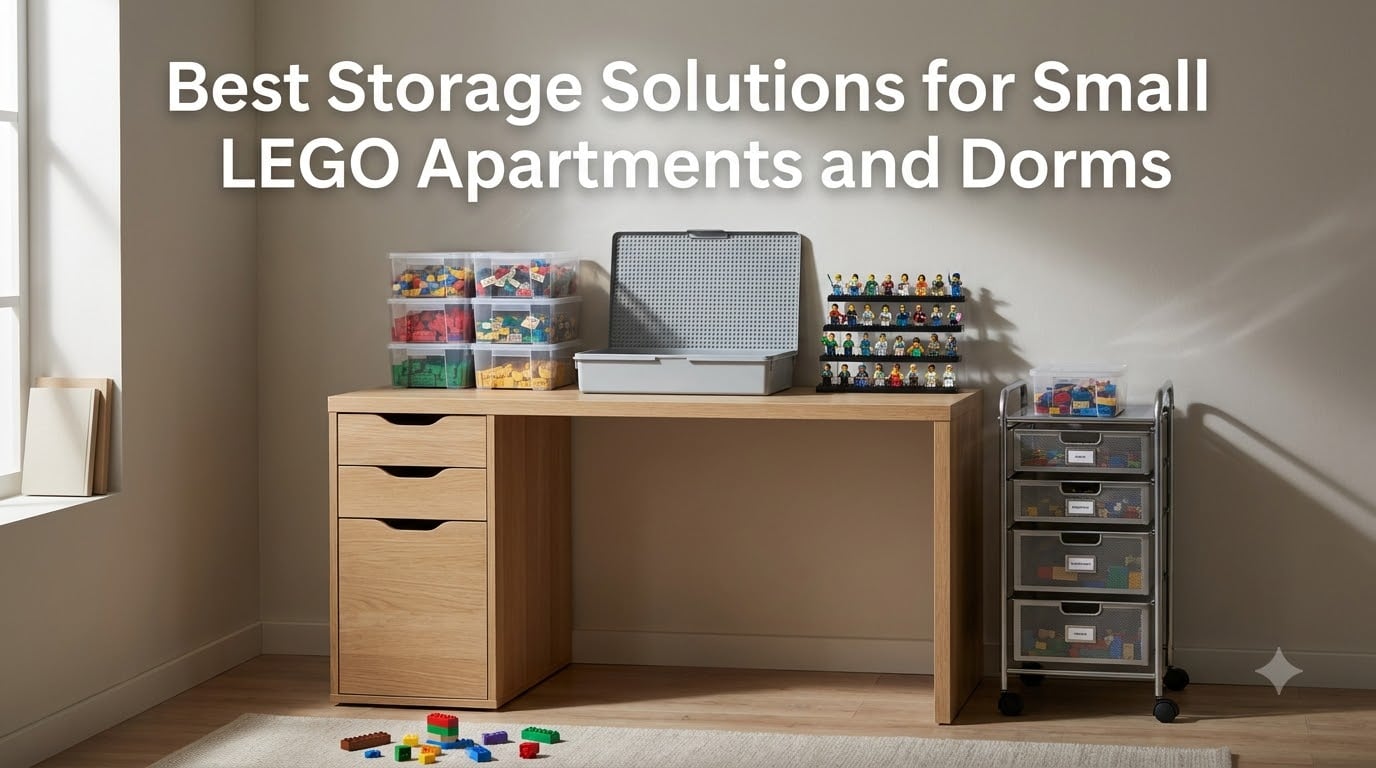 Best Storage Solutions for Small LEGO Apartments and Dorms