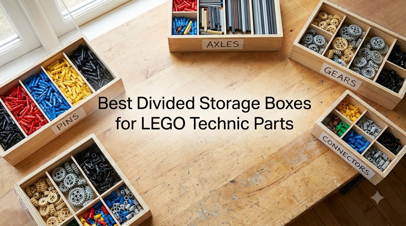 Best Divided Storage Boxes for LEGO Technic Parts
