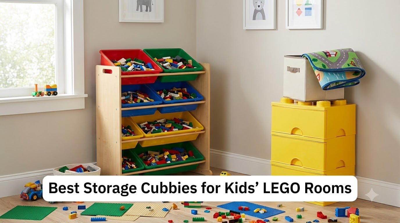 Best Storage Cubbies for Kids' LEGO Rooms