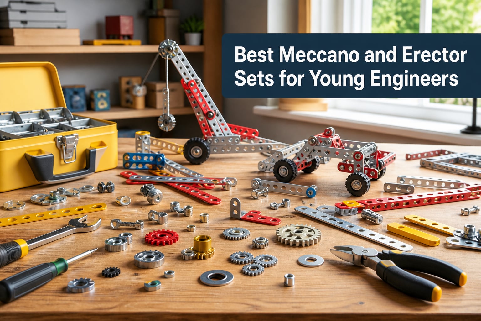 Best Meccano and Erector Sets for Young Engineers