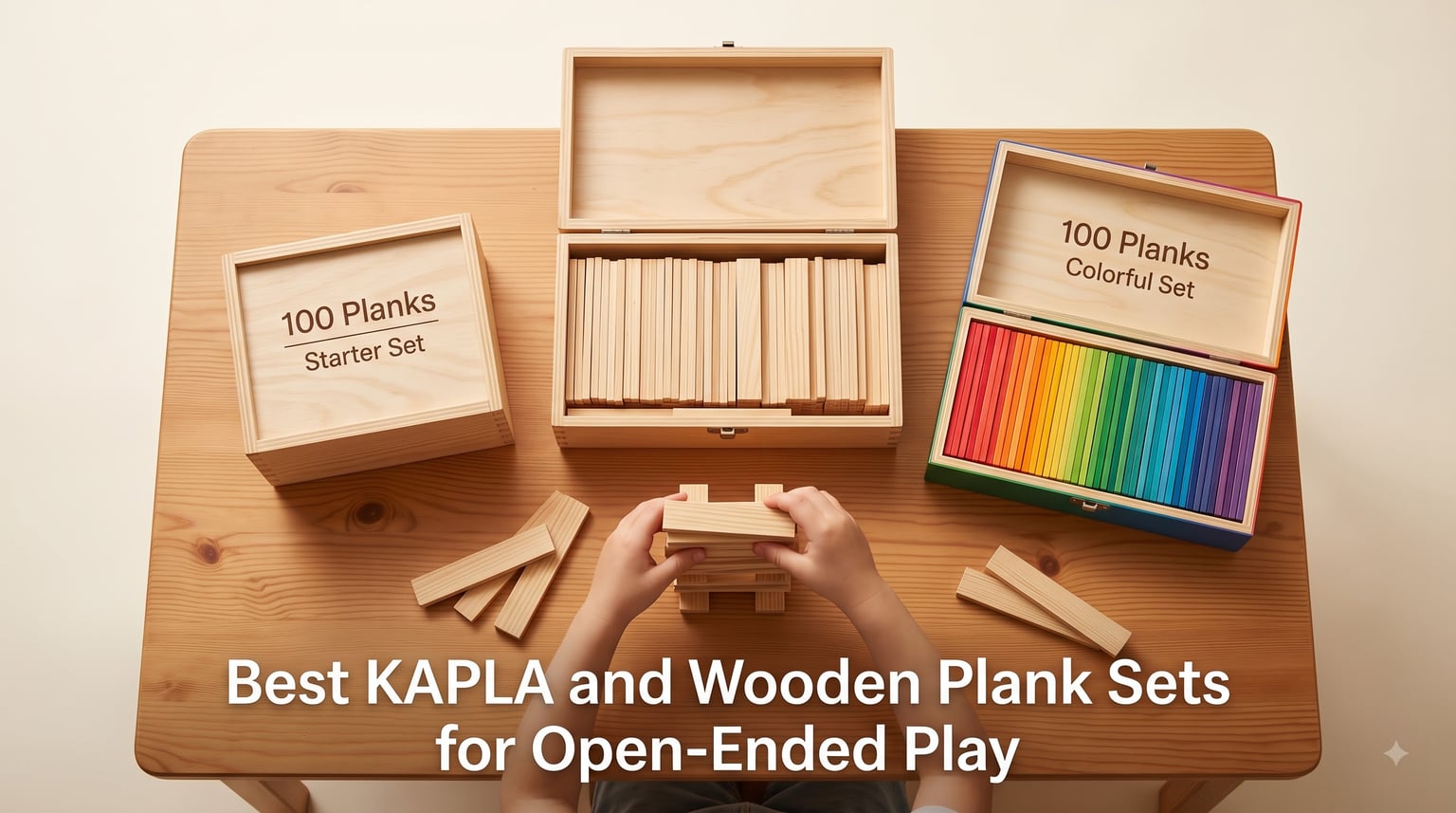Best KAPLA and Wooden Plank Sets for Open-Ended Play