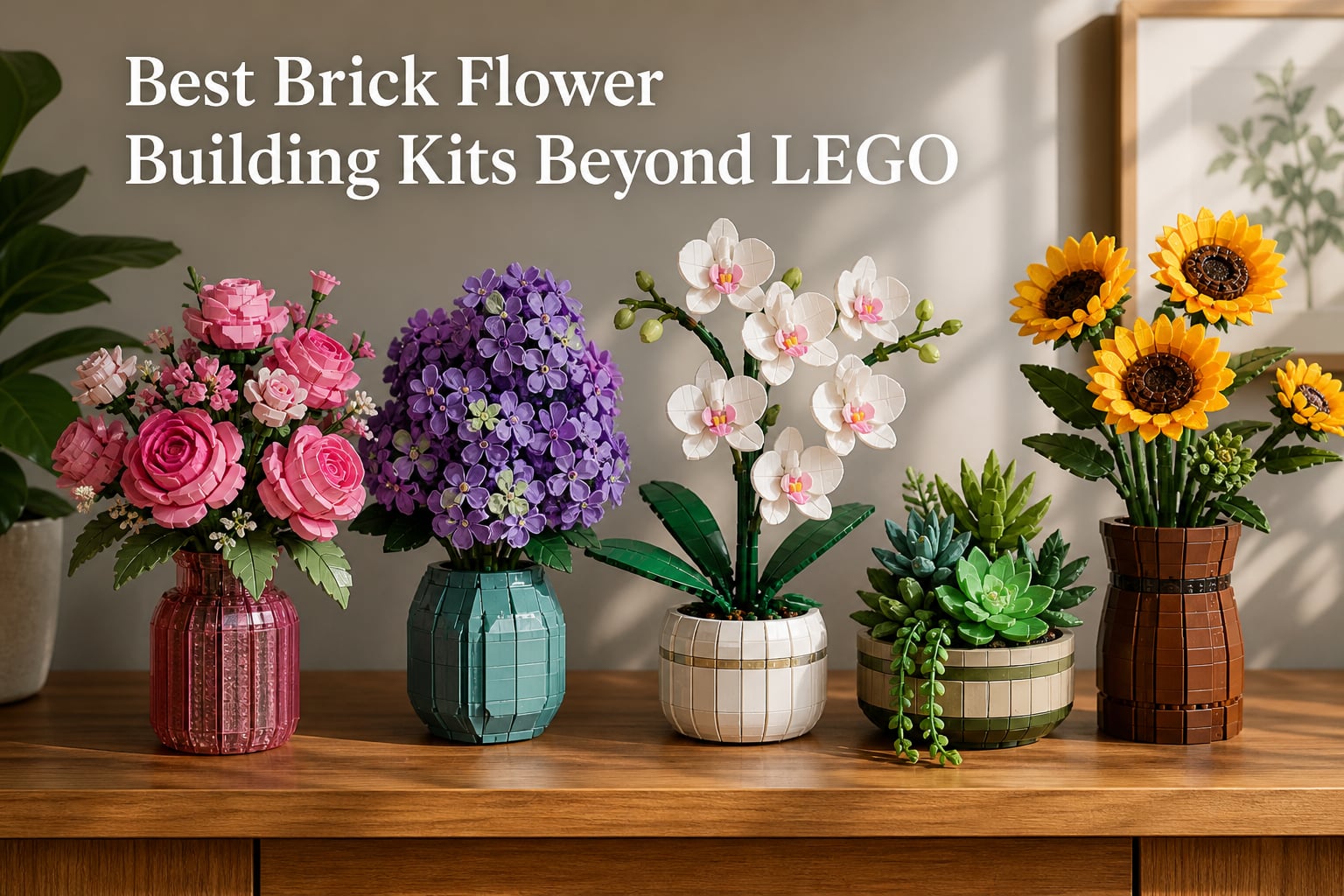 Best Brick Flower Building Kits Beyond LEGO