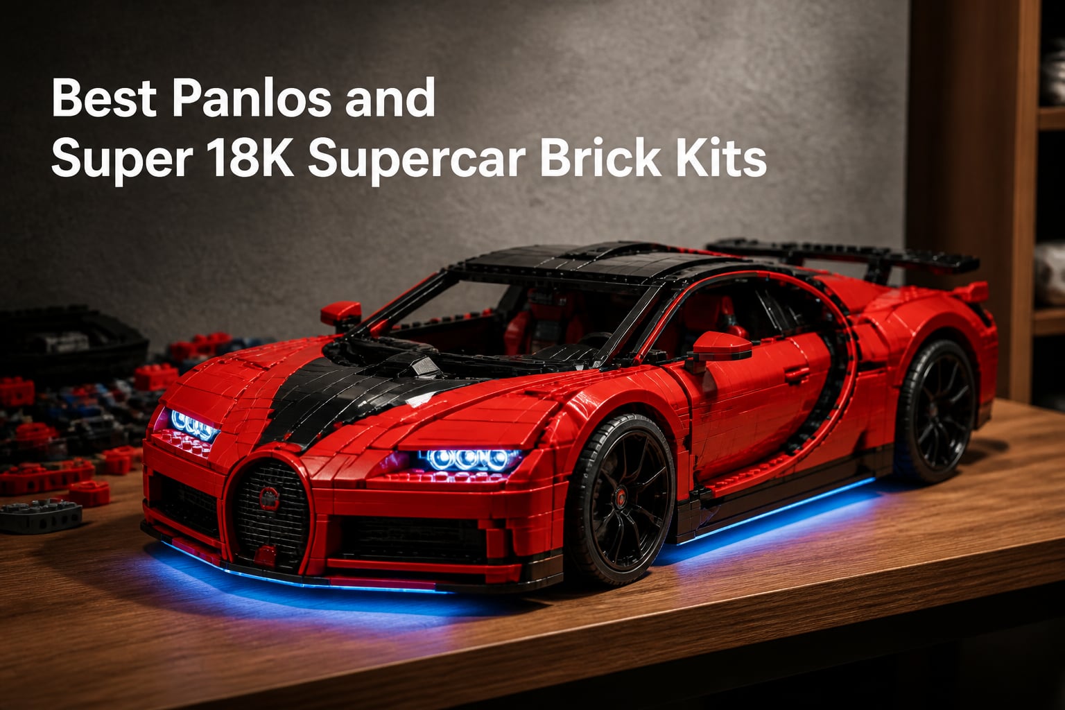 Best Panlos and Super 18K Supercar Brick Kits