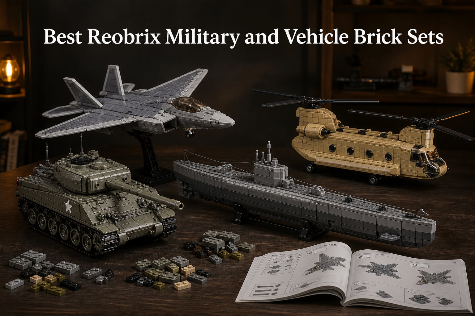 Best Reobrix Military and Vehicle Brick Sets