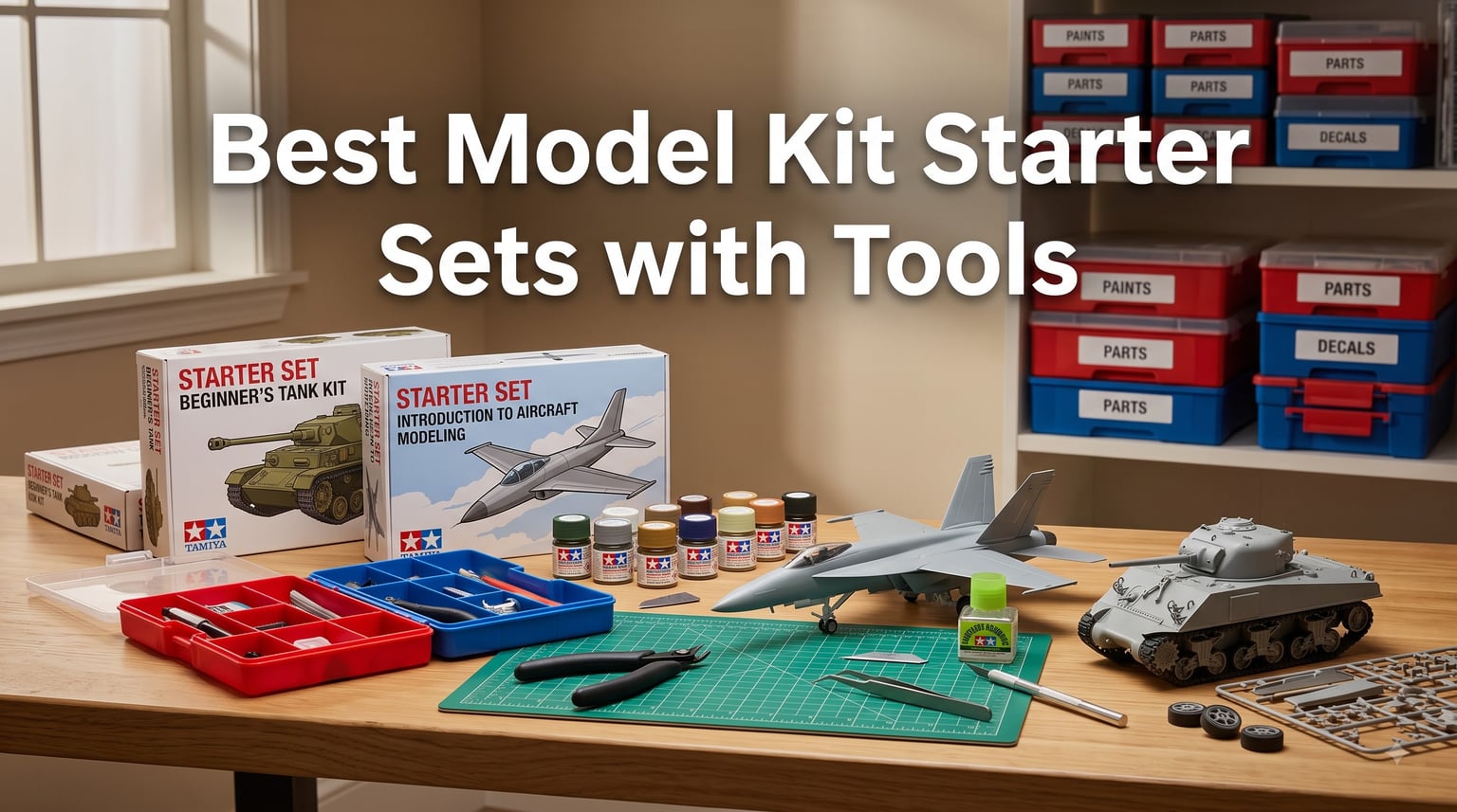 Best Model Kit Starter Sets with Tools