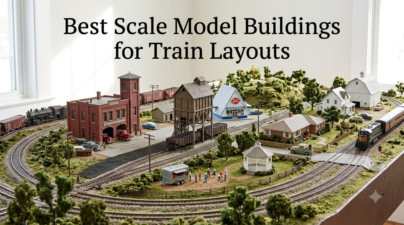 Best Scale Model Buildings for Train Layouts