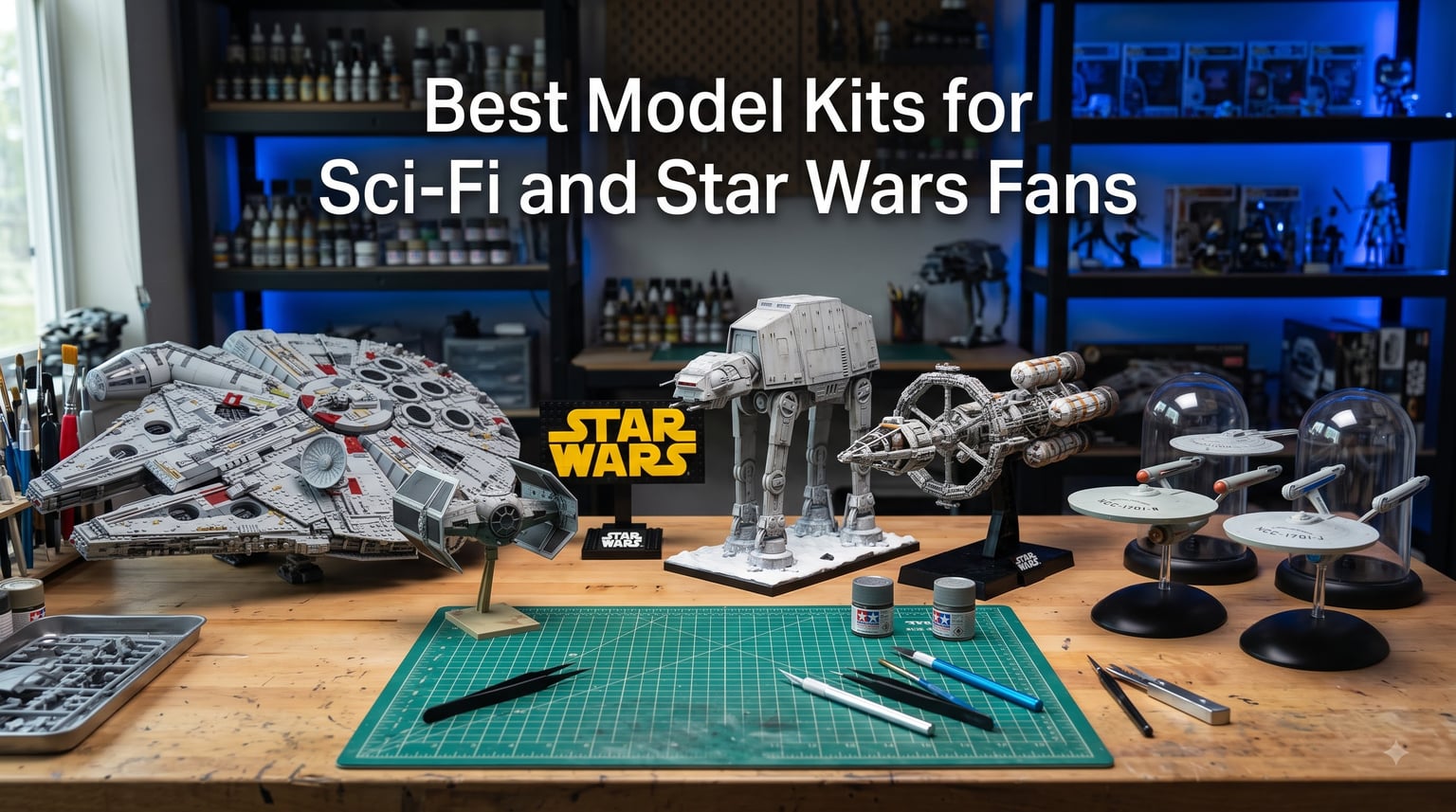 Best Model Kits for Sci-Fi and Star Wars Fans