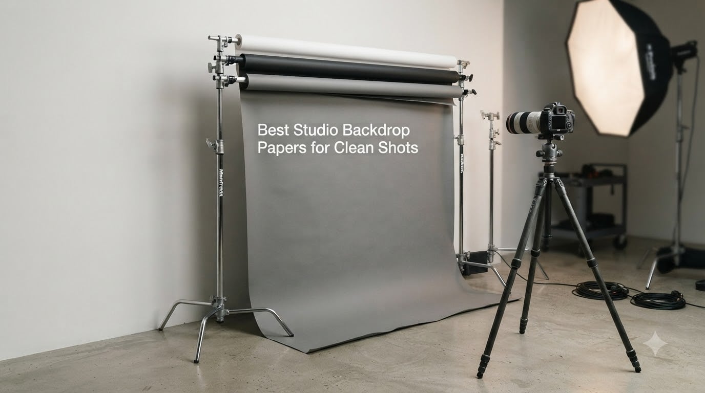 Best Studio Backdrop Papers for Clean Shots