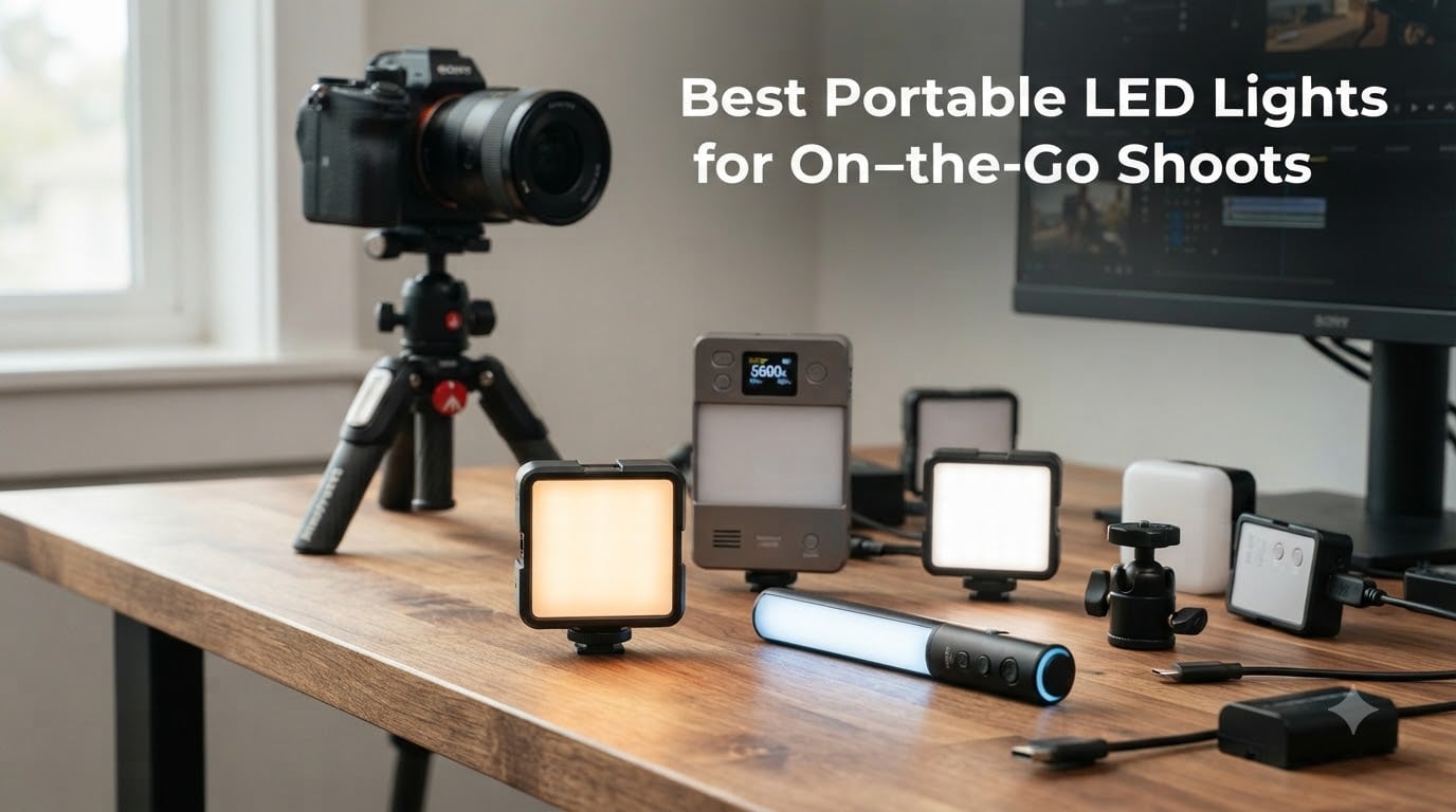 Best Portable LED Lights for On-the-Go Shoots