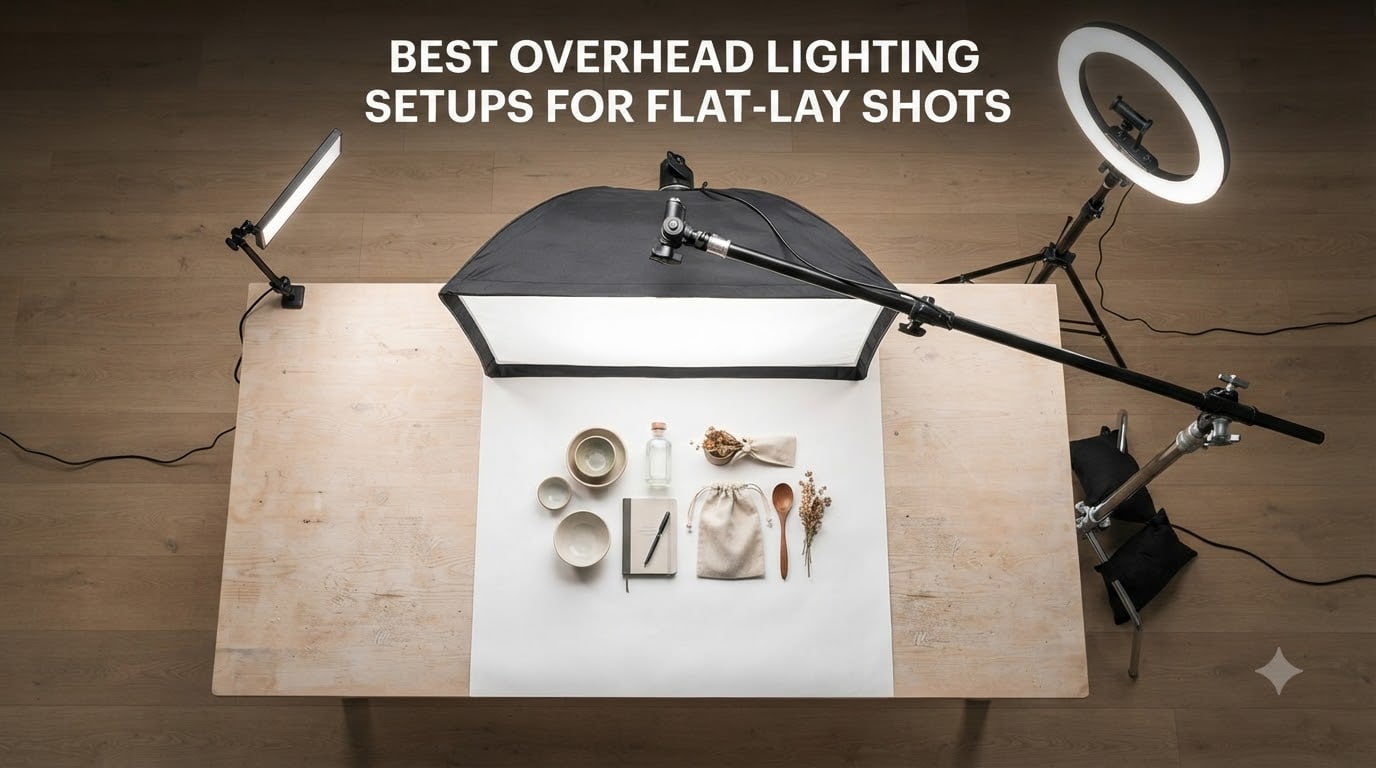 Best Overhead Lighting Setups for Flat-Lay Shots