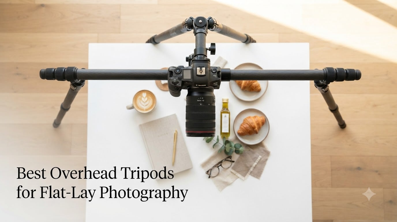 Best Overhead Tripods for Flat-Lay Photography