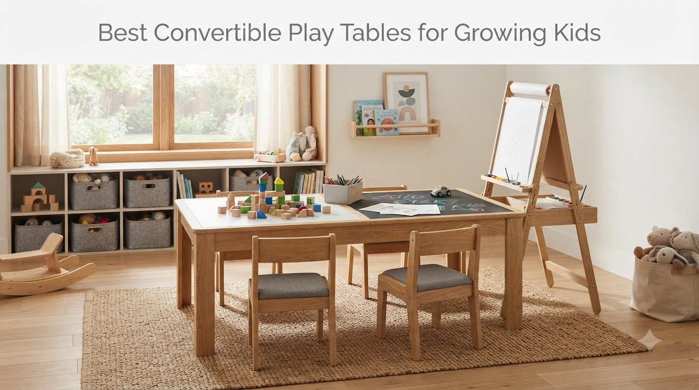Best Convertible Play Tables for Growing Kids