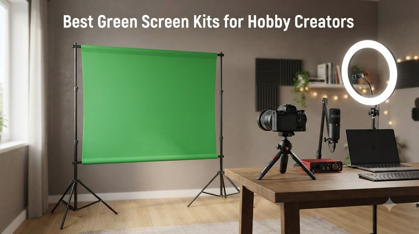 Best Green Screen Kits for Hobby Creators