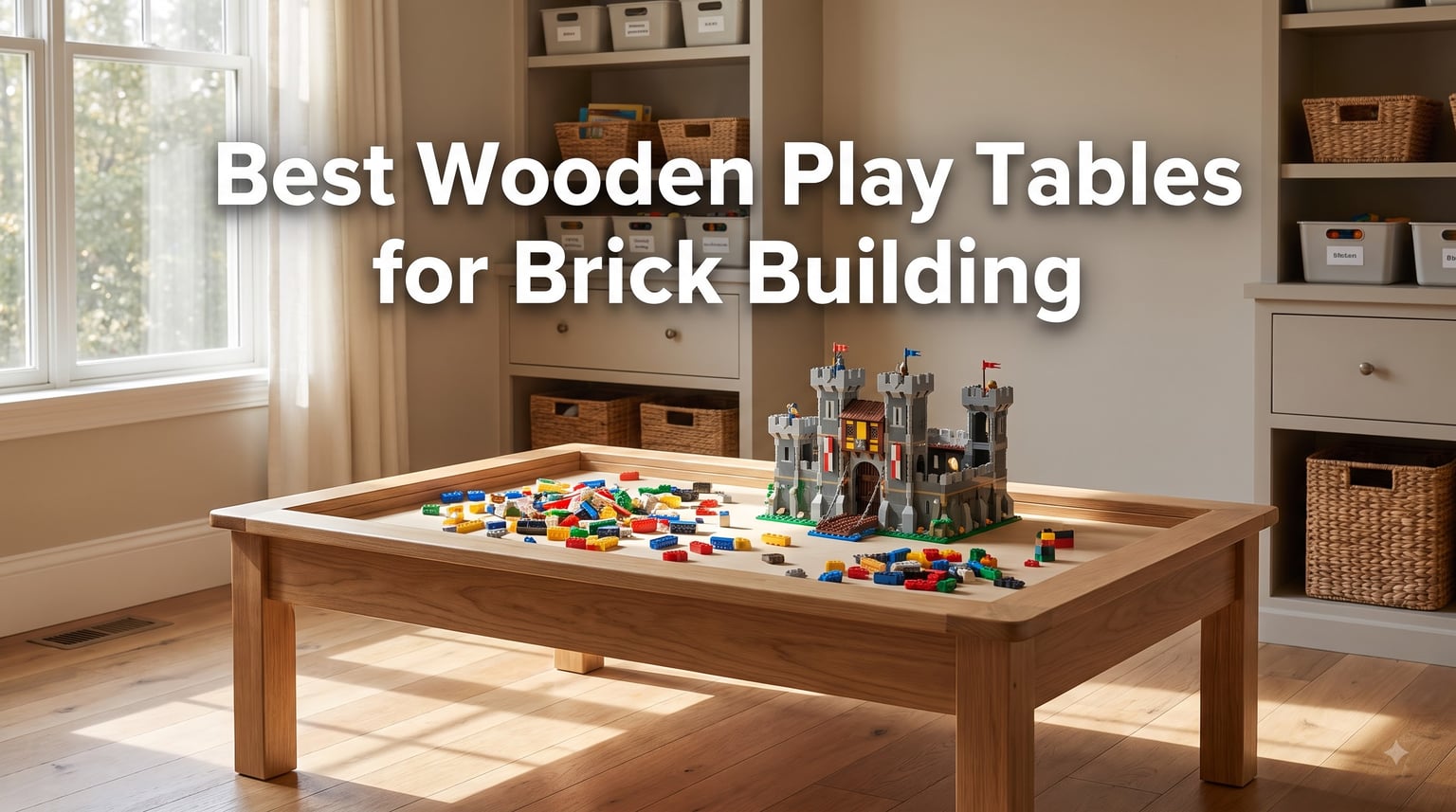 Best Wooden Play Tables for Brick Building