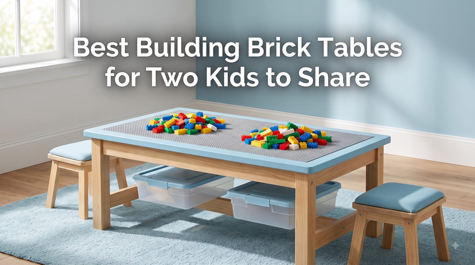 Best Building Brick Tables for Two Kids to Share