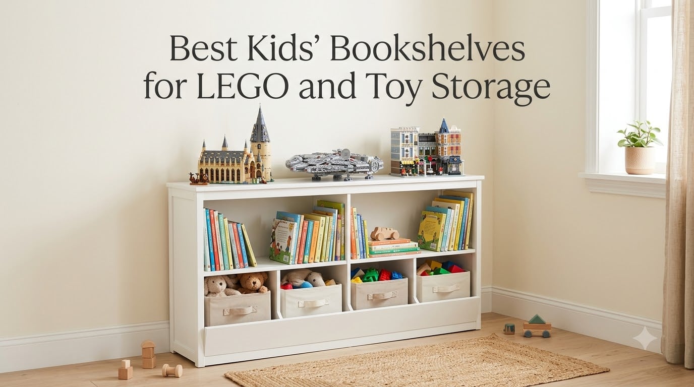 Best Kids' Bookshelves for LEGO and Toy Storage