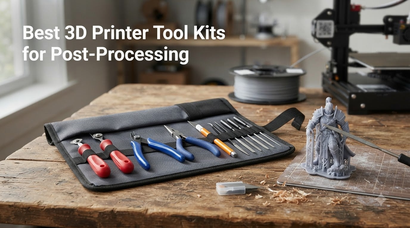 Best 3D Printer Tool Kits for Post-Processing
