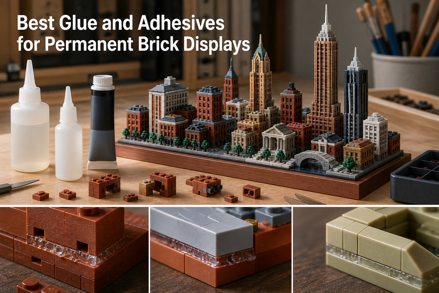 Best Glue and Adhesives for Permanent Brick Displays