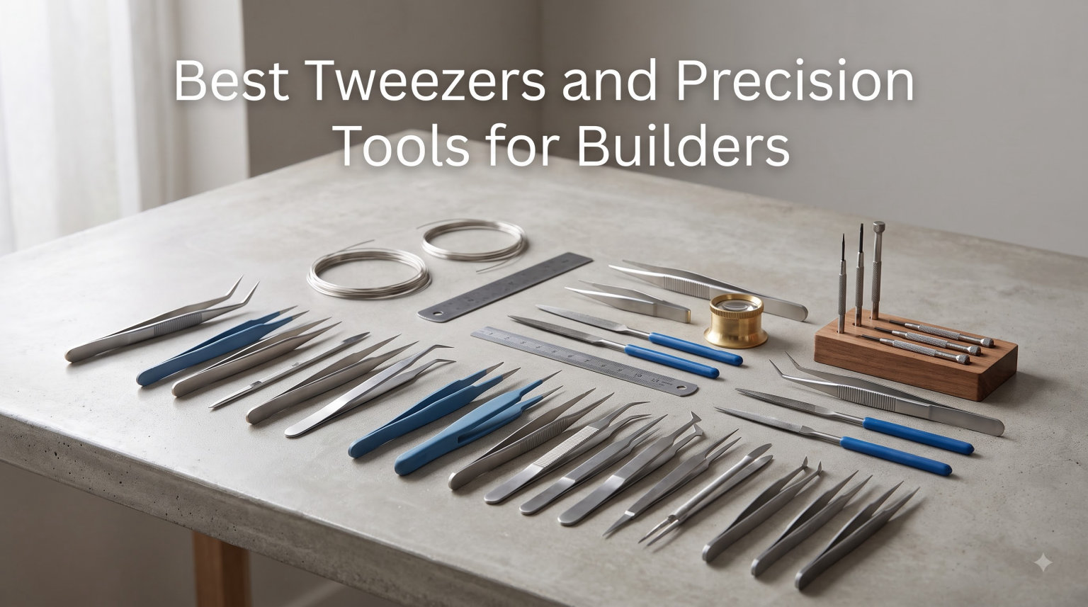Best Tweezers and Precision Tools for Builders