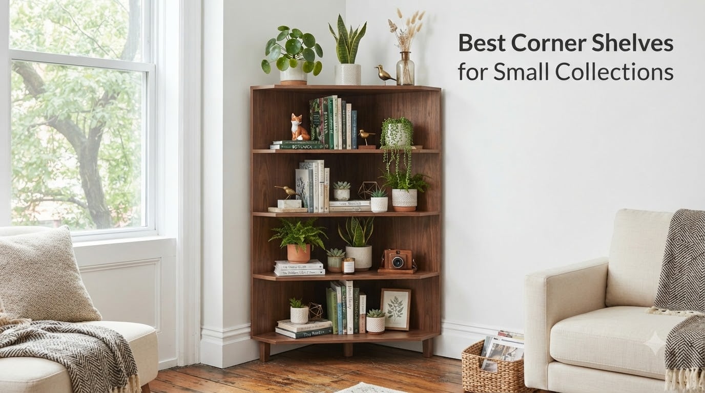 Best Corner Shelves for Small Collections