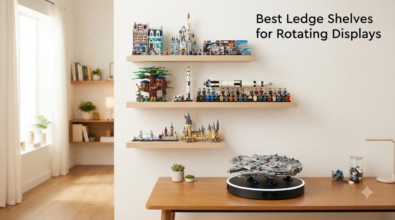 Best Ledge Shelves for Rotating Displays