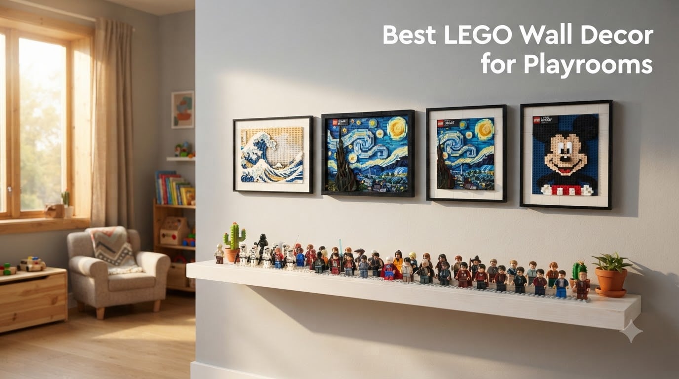 Best LEGO Wall Decor for Playrooms