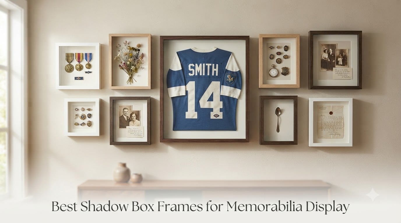 Best Shadow Box Frames for Memorabilia Display