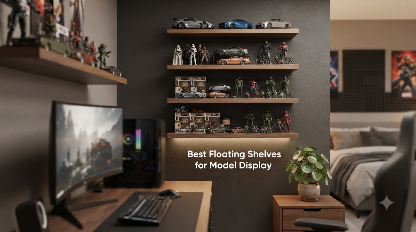 Best Floating Shelves for Model Display