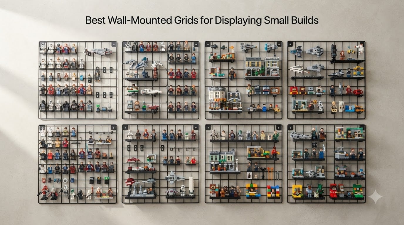 Best Wall-Mounted Grids for Displaying Small Builds
