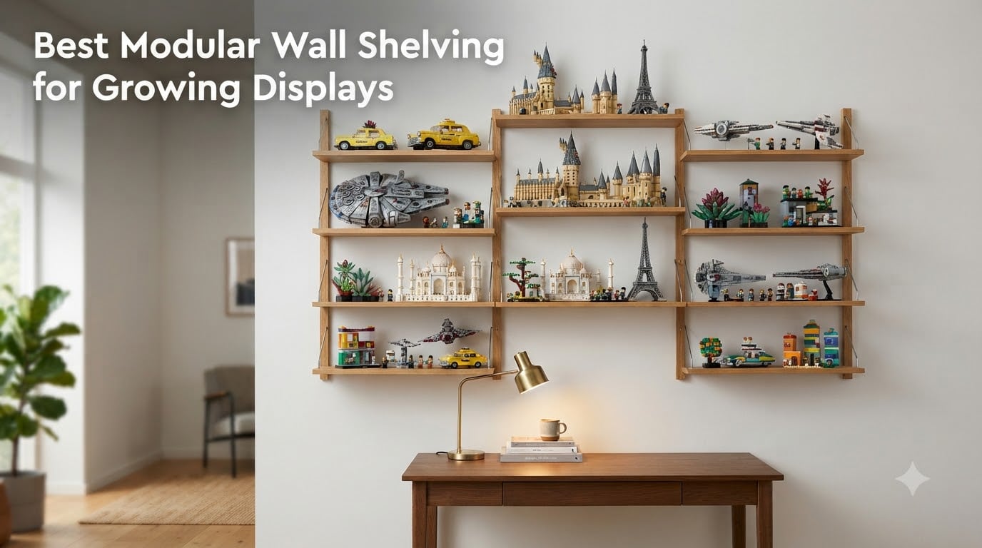 Best Modular Wall Shelving for Growing Displays