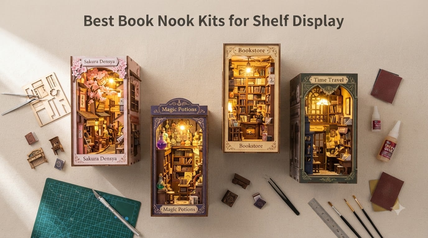Best Book Nook Kits for Shelf Display