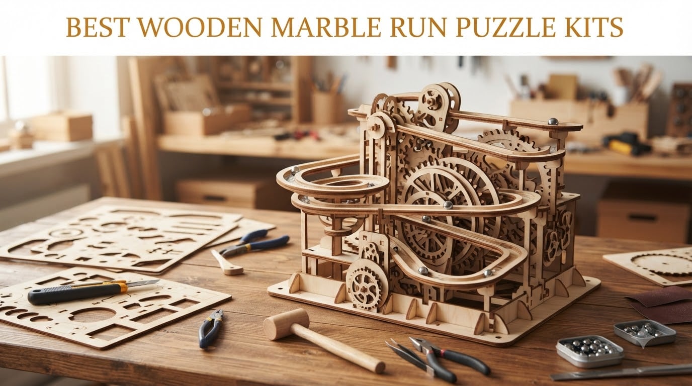 Best Wooden Marble Run Puzzle Kits