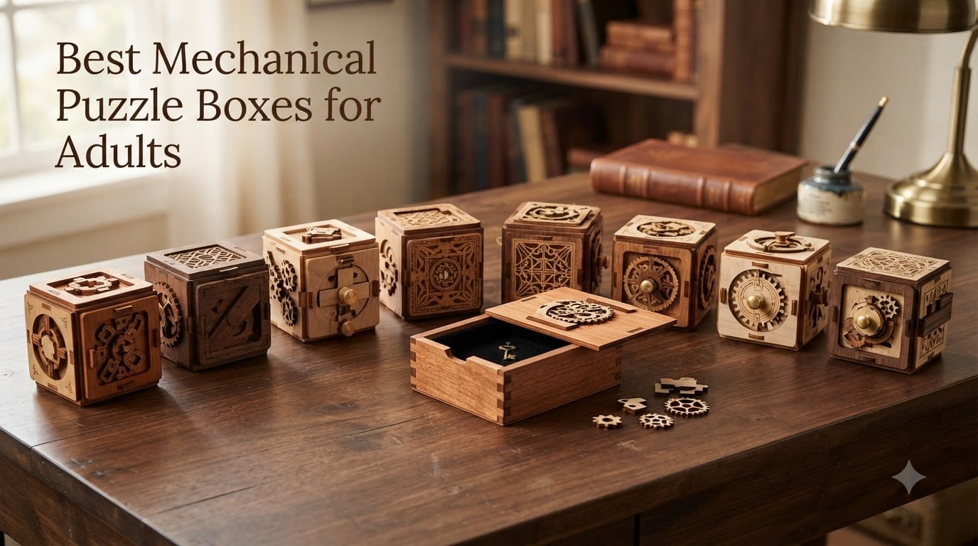 Best Mechanical Puzzle Boxes for Adults