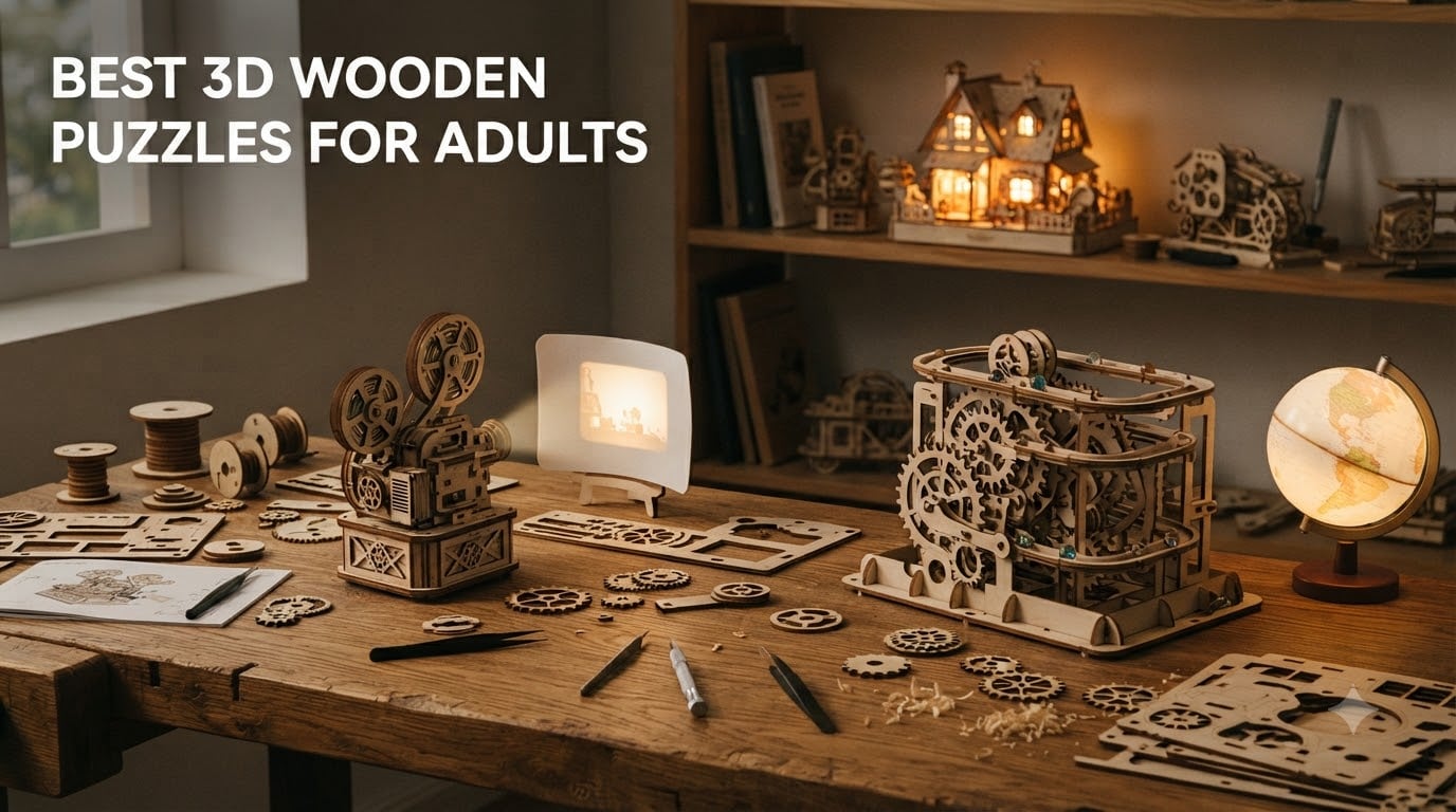 Best 3D Wooden Puzzles for Adults