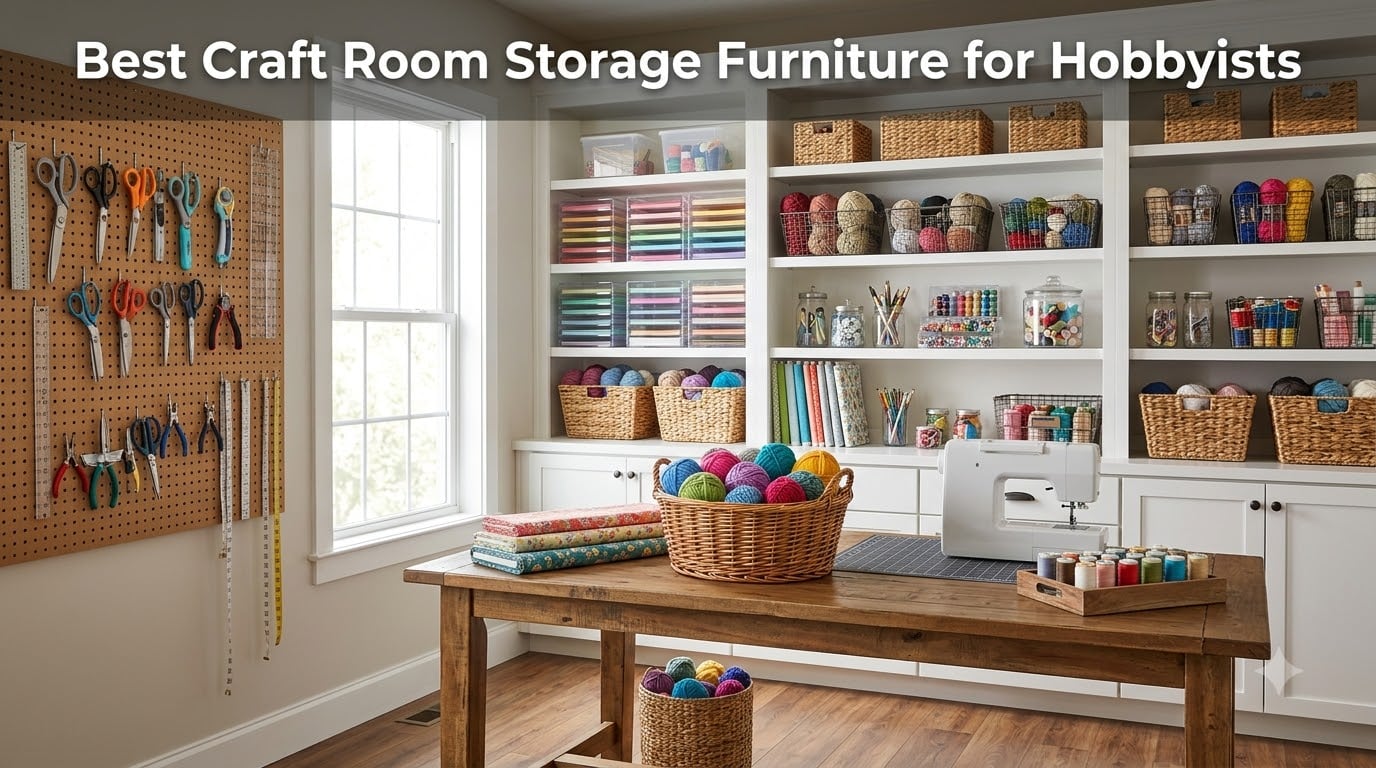 Best Craft Room Storage Furniture for Hobbyists
