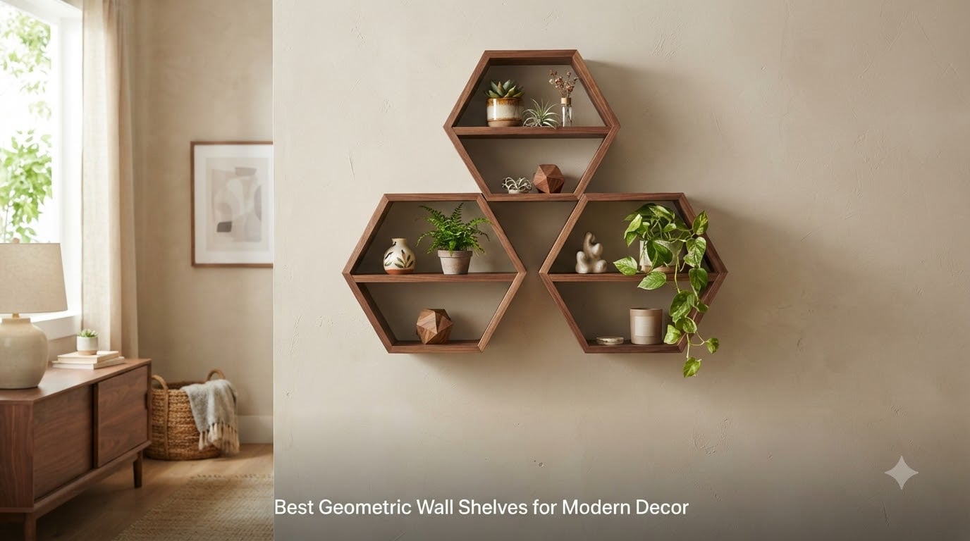 Best Geometric Wall Shelves for Modern Decor