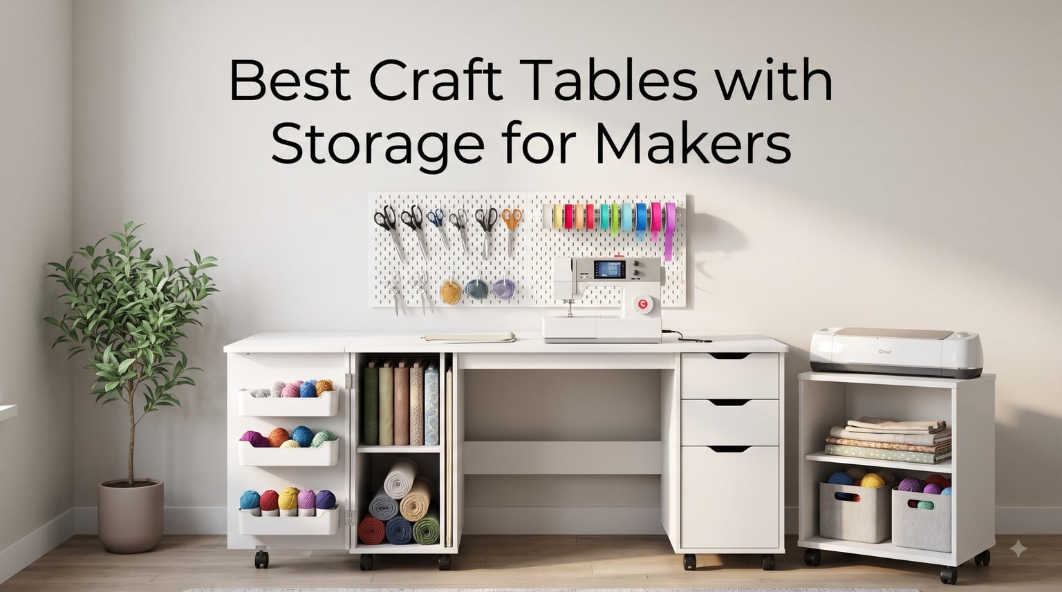 Best Craft Tables with Storage for Makers