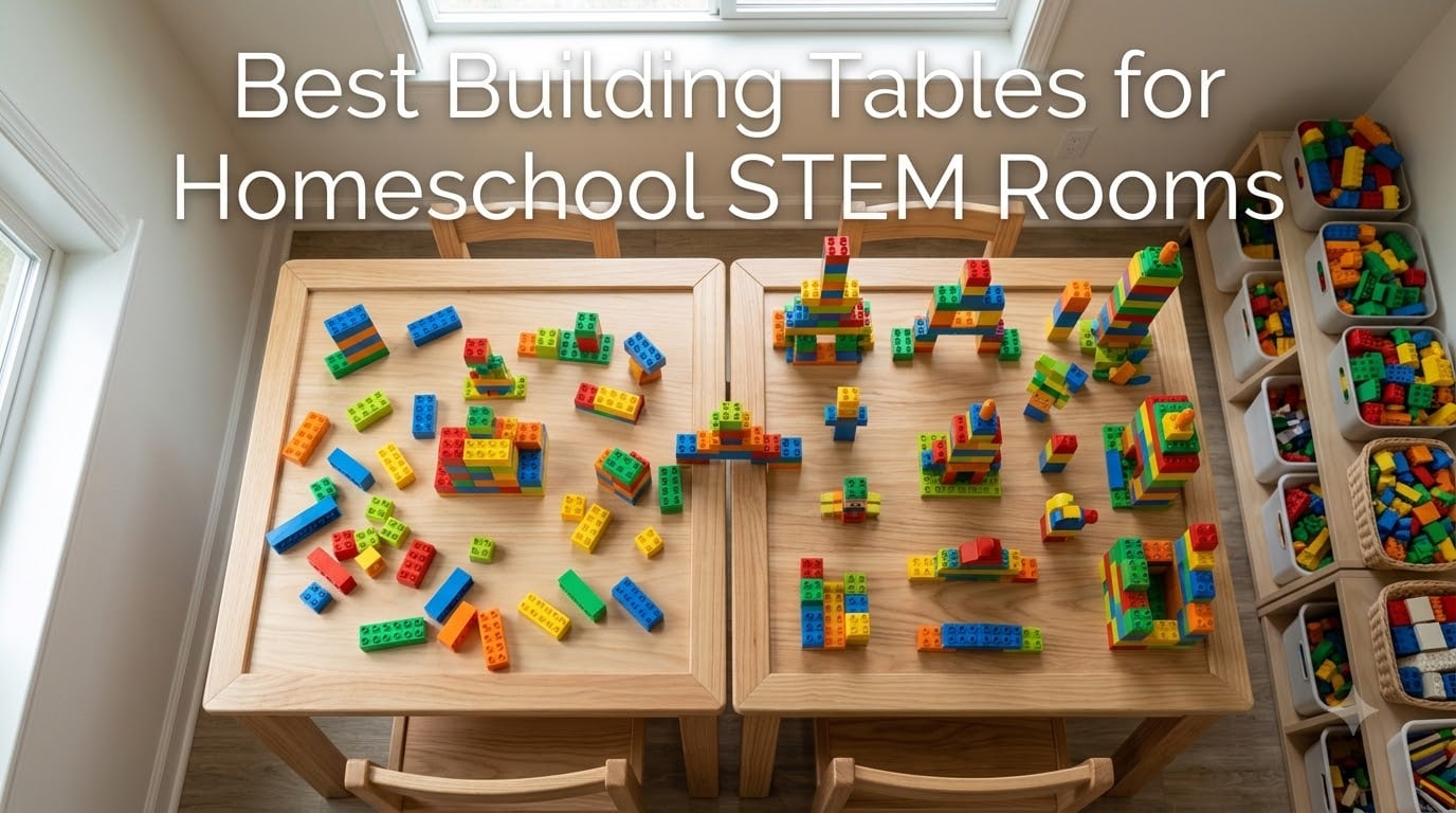 Best Building Tables for Homeschool STEM Rooms