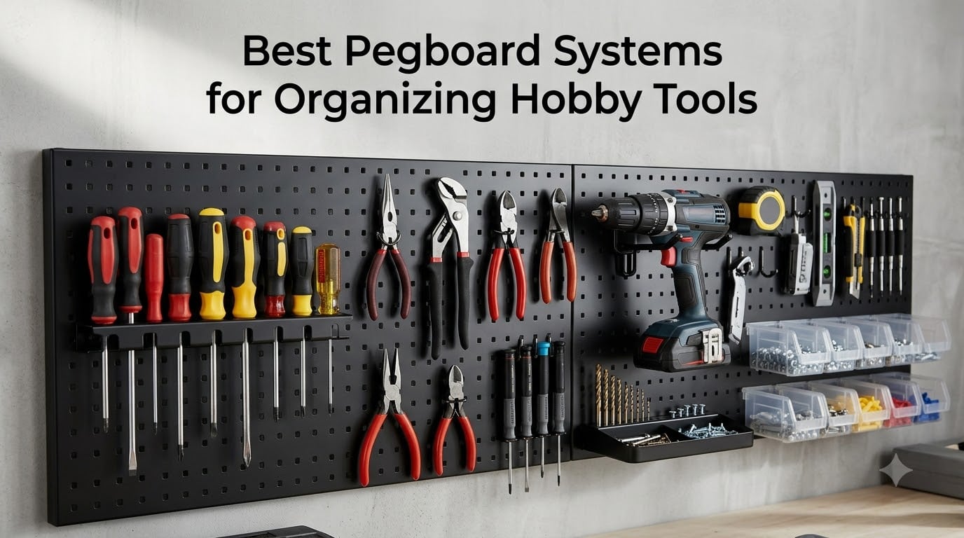 Best Pegboard Systems for Organizing Hobby Tools