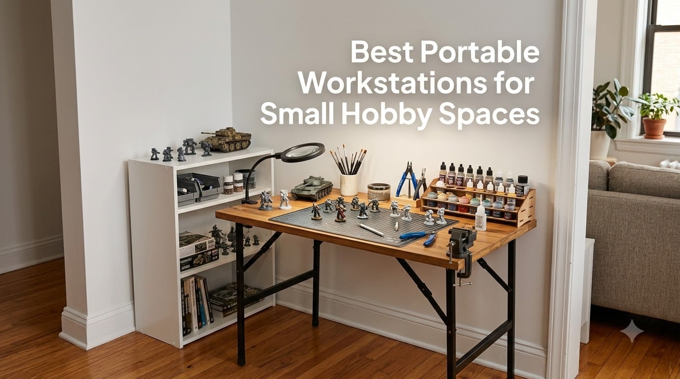 Best Portable Workstations for Small Hobby Spaces
