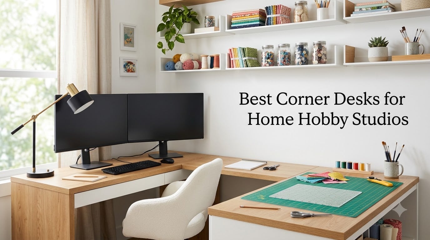 Best Corner Desks for Home Hobby Studios