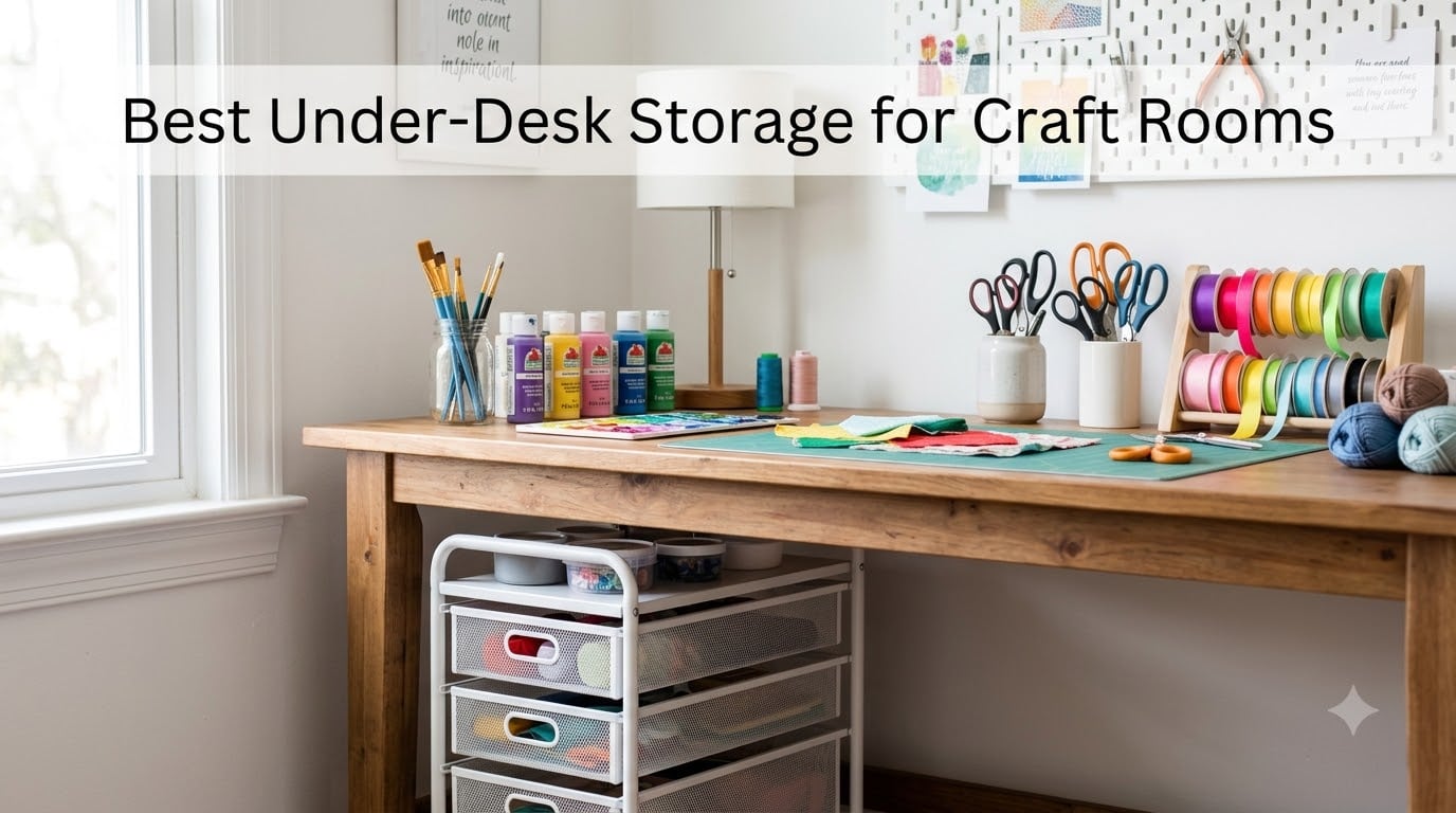 Best Under-Desk Storage for Craft Rooms