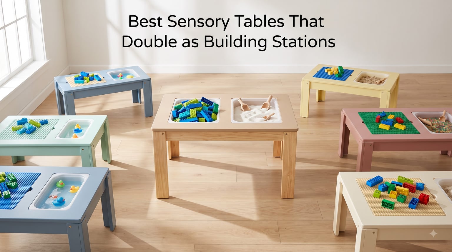 Best Sensory Tables That Double as Building Stations