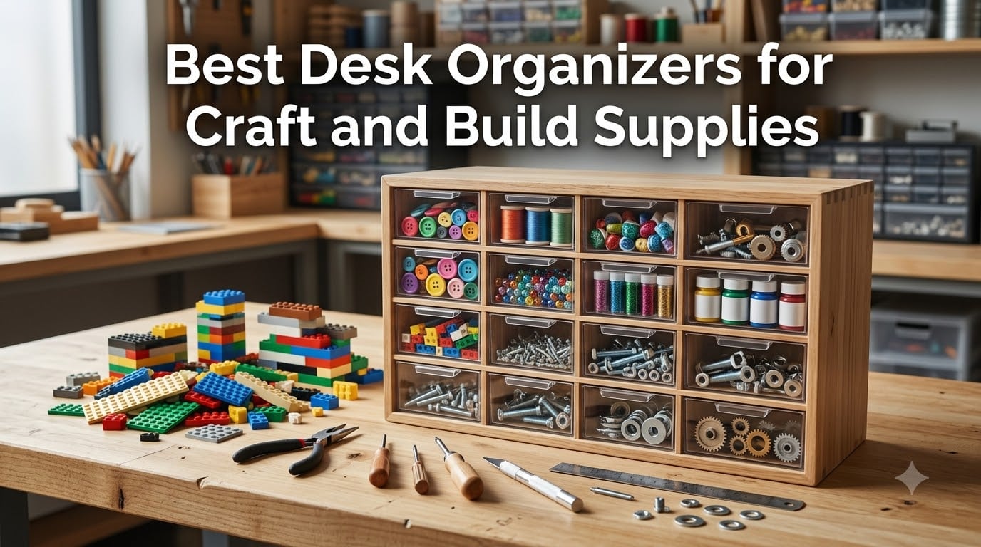 Best Desk Organizers for Craft and Build Supplies