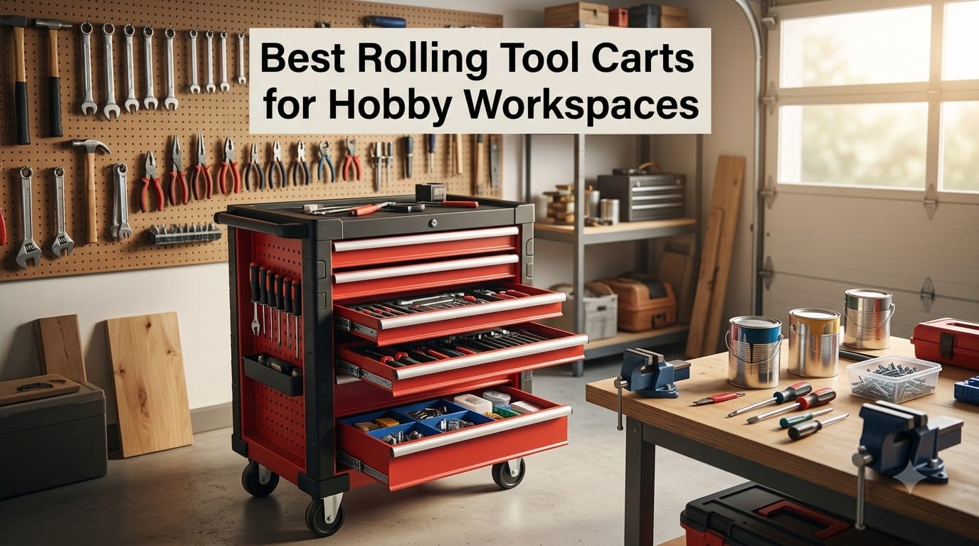 Best Rolling Tool Carts for Hobby Workspaces